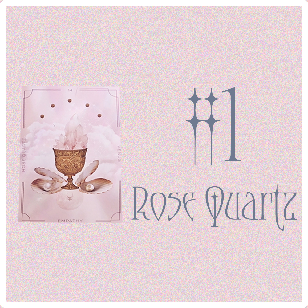 #1 Rose Quartz (Түүний таныг гэх яг одоогийн мэдрэмж! 🌺🐇🤍)