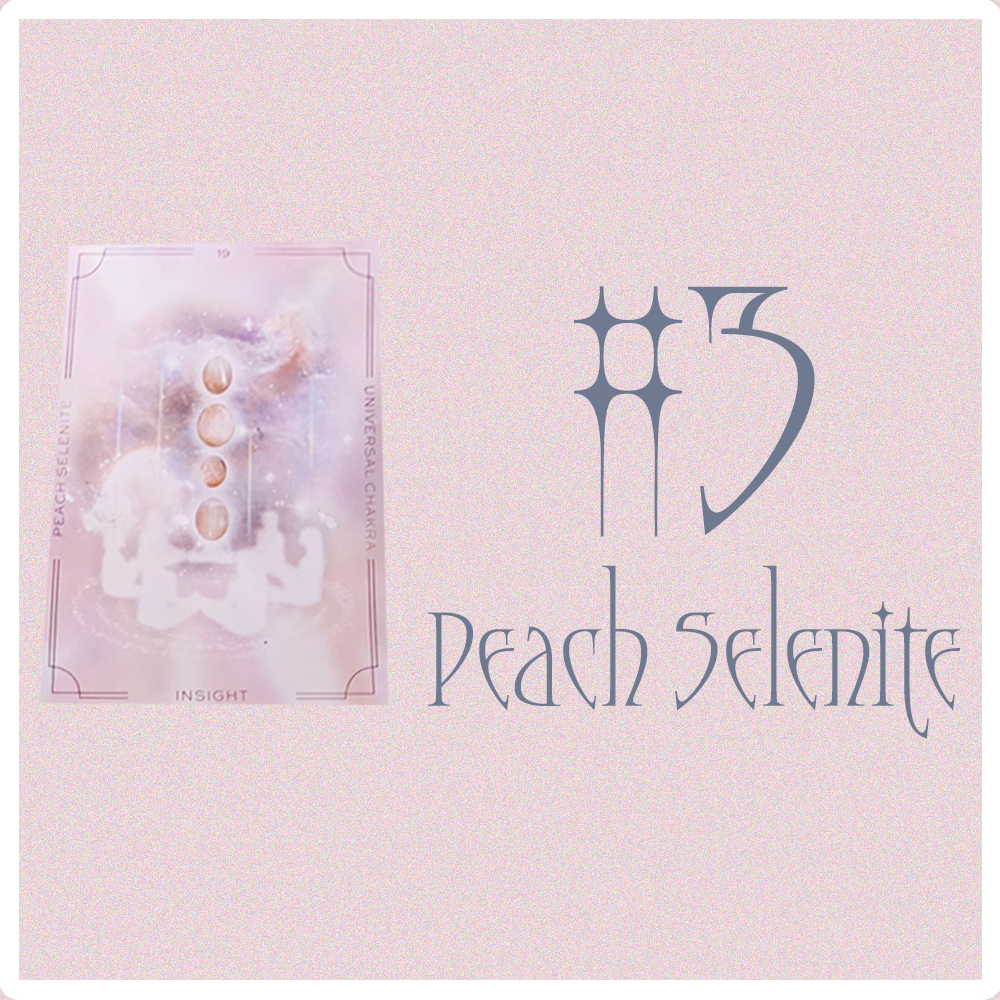 #3 Peach Selenite (Түүний таныг гэх яг одоогийн мэдрэмж! 🌺🐇🤍)